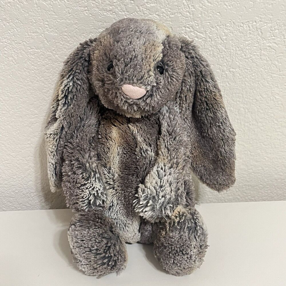 Jellycat Bashful Woodland Bunny Rabbit Plush Toy Stuffed Animal 12" Medium